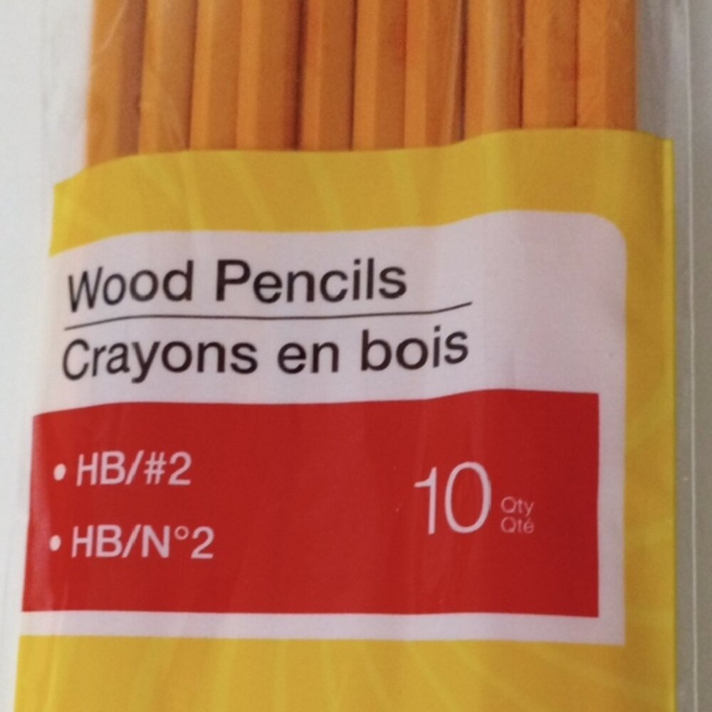 HB #2 Vibrant Orange Wood Pencils With Eraser Top - Pack of 10 x 3 Bundle - Picture 4 of 5